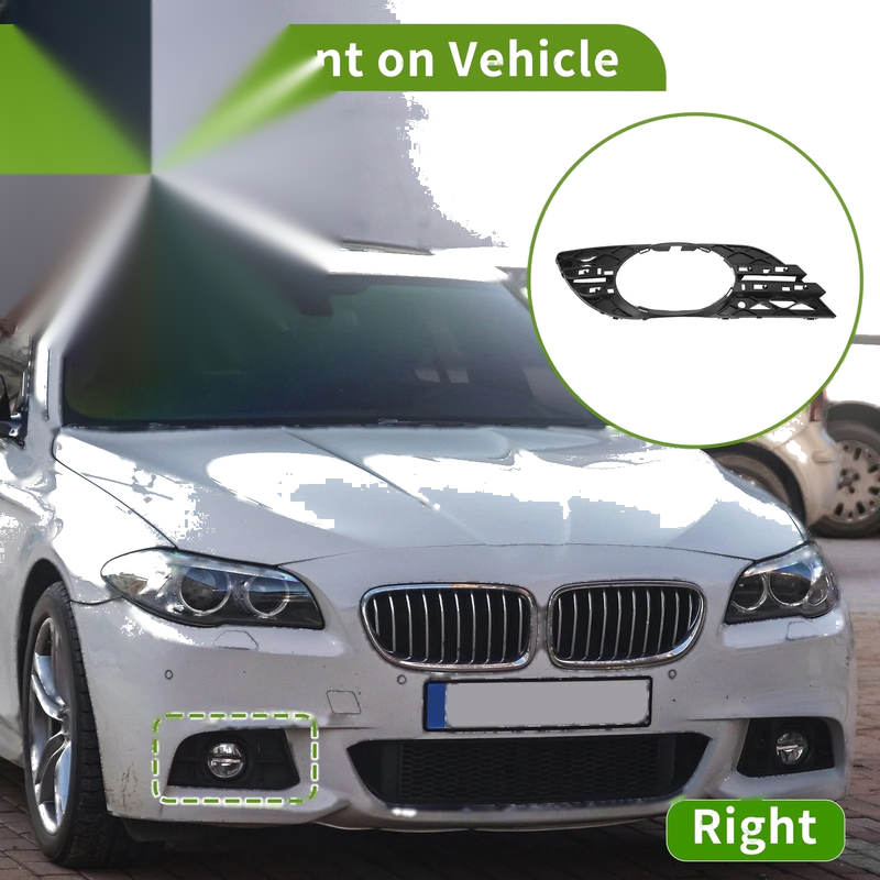 Mercedes Benz E-Class Front Left Fog Light Grill (2003-2009)