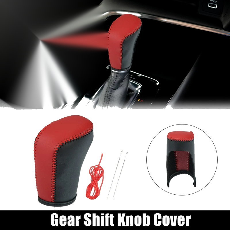 Honda Accord (2018-2022) - 1 x Black Red Car Gear Shift Knob Cover