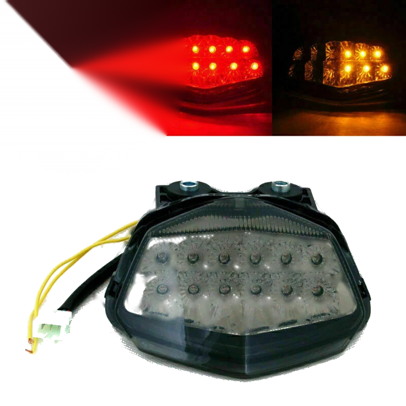 Kawasaki Ninja250R EX250 (2008-2012) Clear 2 x Signal S Tail Light