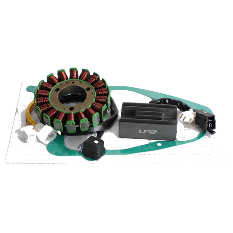 Suzuki GN250 85-01 TU250X 97-01 Magneto Stator+Voltage Rectifier+Gasket