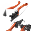 Suzuki DRZ400S / SM / E CNC Orange Pivot Clutch Brake Levers (2000-2022)