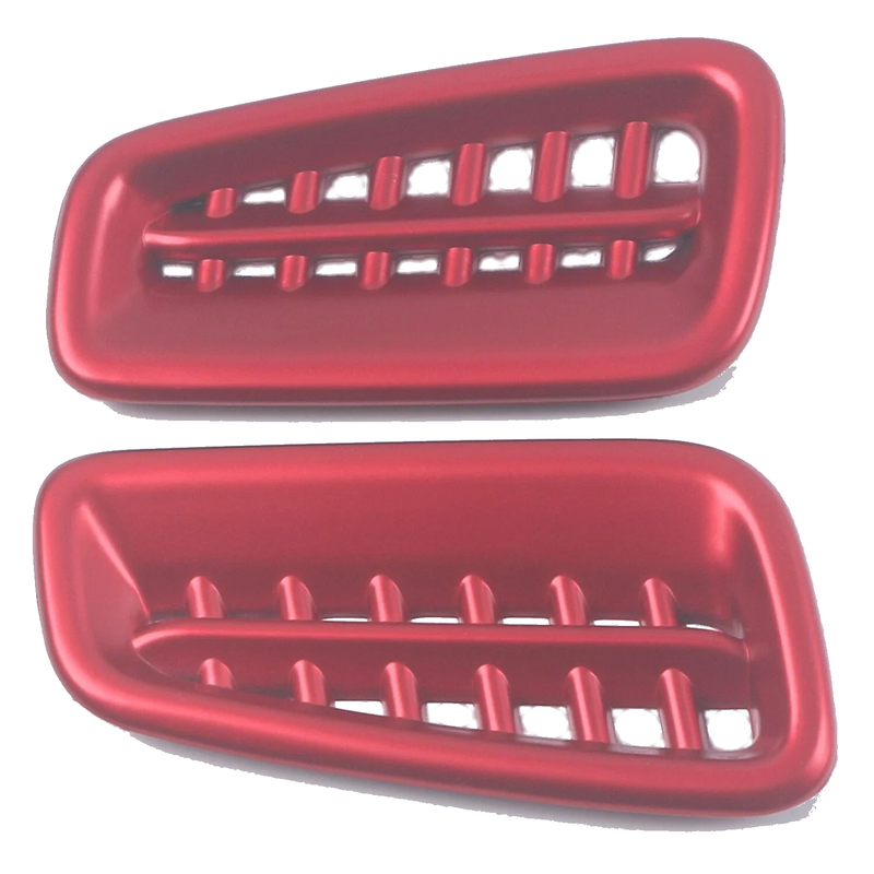 Honda Civic A/C Air Outlet Red 2 x Cover Trim (2022-2023)