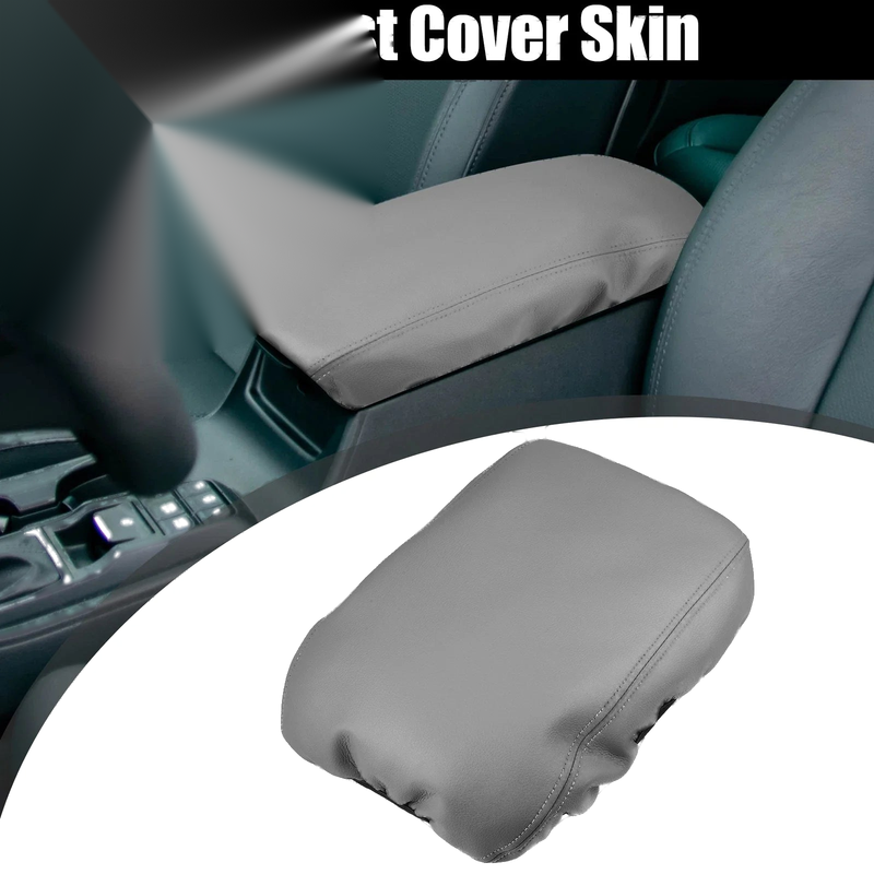 Honda Accord (2018-2022) Gray with Stitches Car Center Armrest Cover
