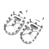BMW R18 Wide Chrome Motorcycle Driver Footpegs (2020 - Present)