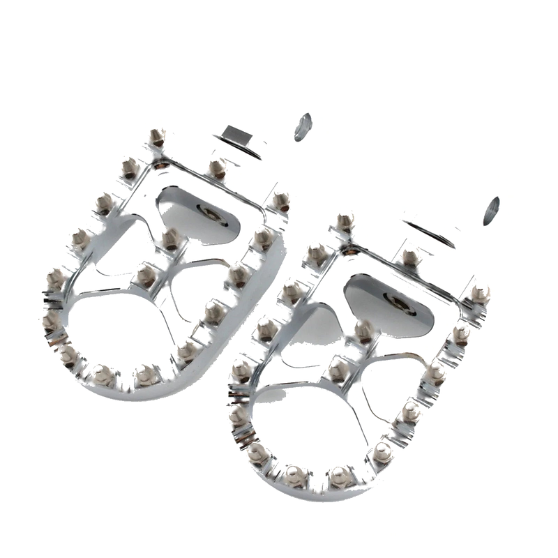 BMW R18 Wide Chrome Motorcycle Driver Footpegs (2020 - Present)