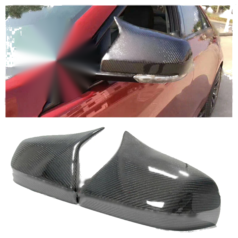 2014-2019 Cadillac ATS Carbon Fiber Mirror Covers (2014-2019)
