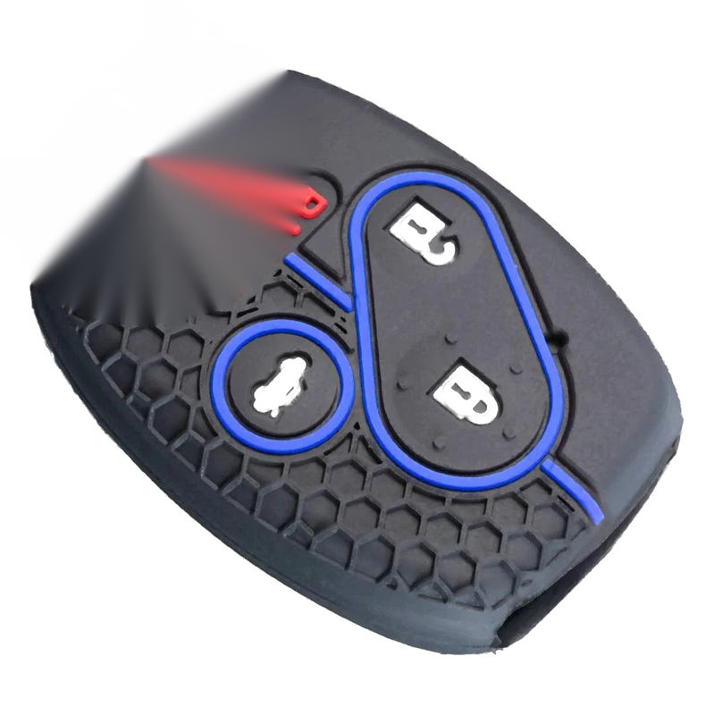 Honda Black Blue Silicone Key Shell Case Cover ( Specified)