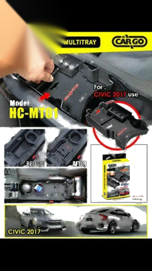 Honda Civic FC1 FC6 Armrest Center Console Multitray (2016-2023)