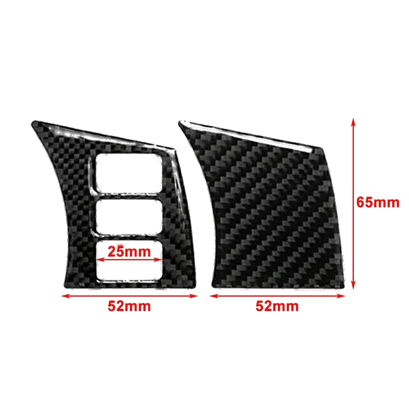 Nissan 350Z Carbon Fiber 4x Interior Steering Wheel Panel Cover (2006-2009)