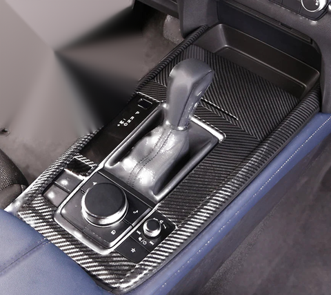 Mazda CX-30 Carbon Fiber Gear Shift Panel Cover Trim (2020-2023)