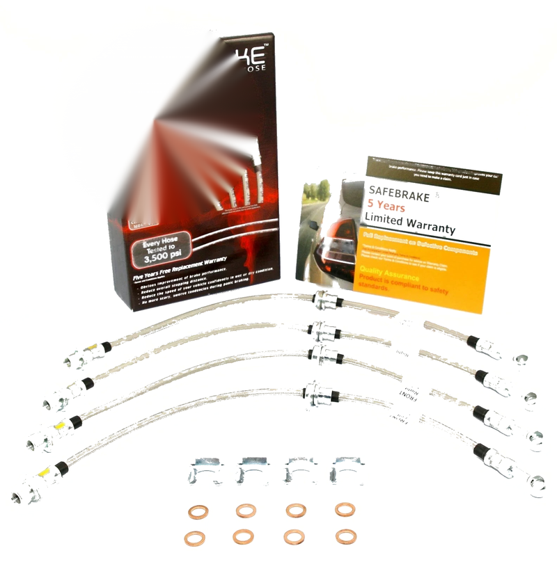 Honda Civic EJ, EK, EM Rear Discs Brake Line Kit (1996-2000)