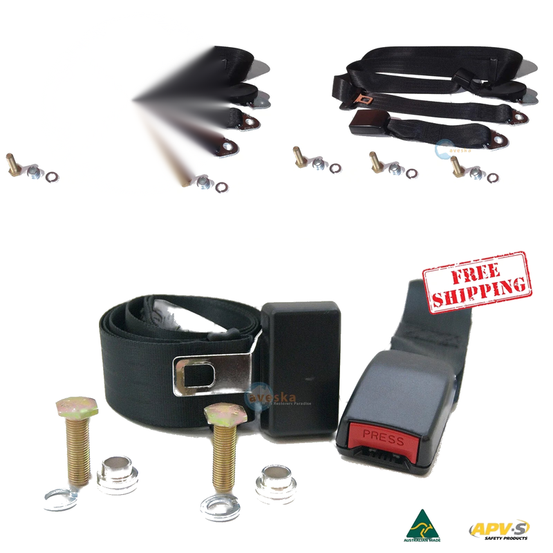 Alfetta GT Coupe Rear Seat Belt Kit (1974-1983)