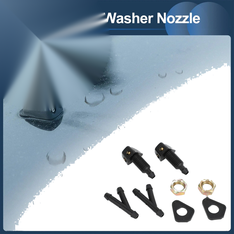 Ford Windshield Washer Nozzle with Hose Connector