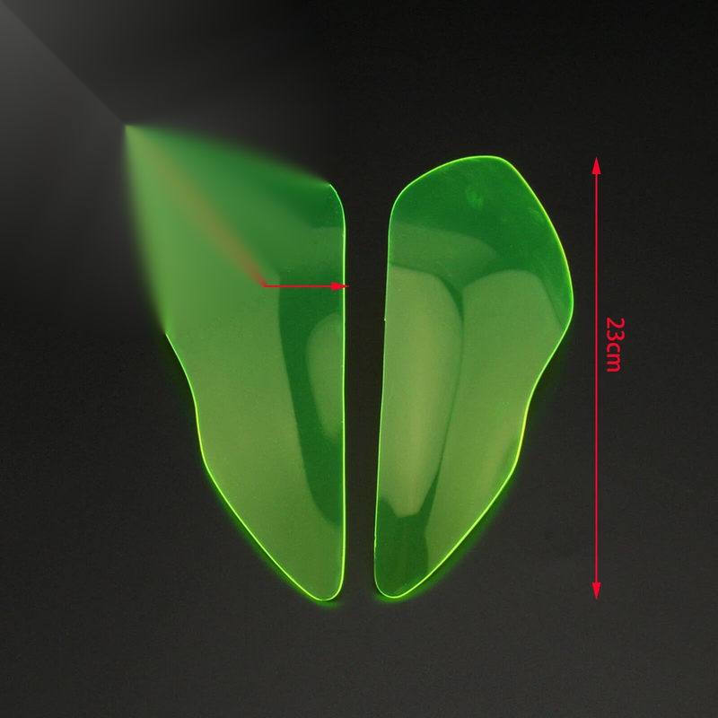 Kawasaki ZX 636R Headlight Lens Protector Cover Green (2009-2018)