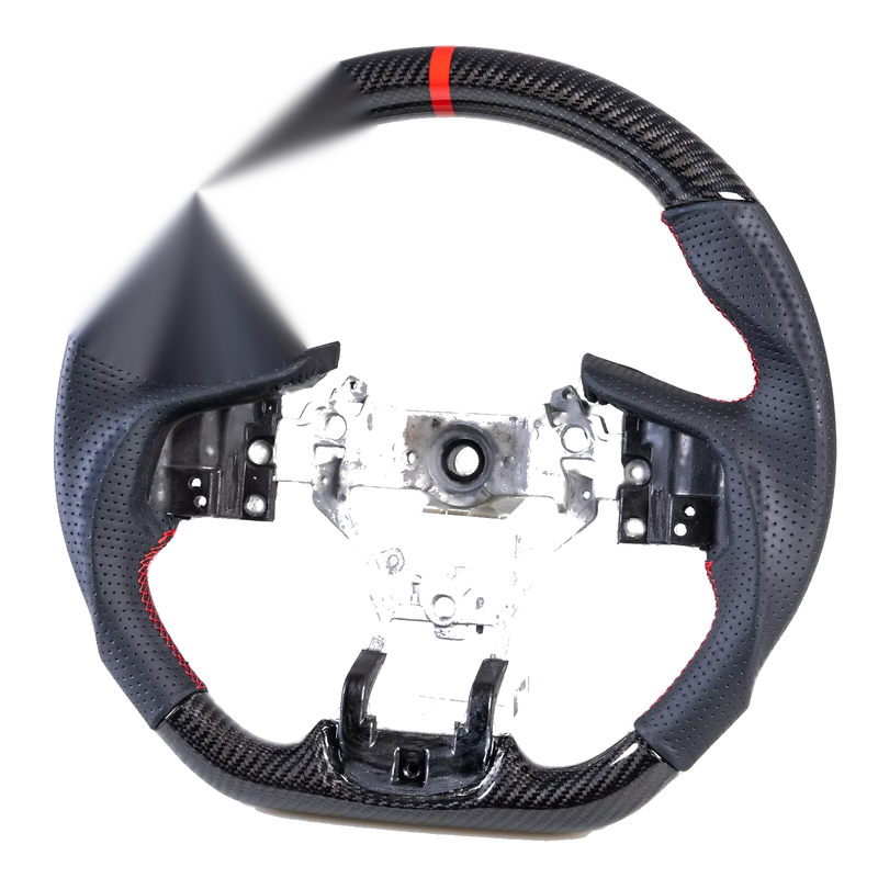 Subaru Legacy Forester XV Outback Custom Black Carbon Steering Wheel (15-17)