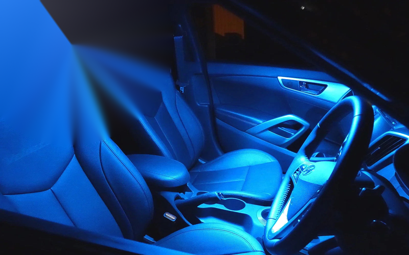Holden VE Commodore UTE Icy Blue Aqua LED Interior Light Conversion Kit