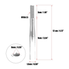 Honda Civic & Fit M10X1.5 Silver Tone Shift Knob Extender (2006-2023)