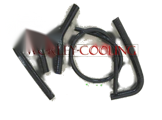 Kawasaki KX250F Black Silicone Radiator Hose (2017-2020)