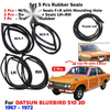 Windshield w Vent Weatherstrip Set 5 Fits Datsun Bluebird 510 2D SED 1967-72