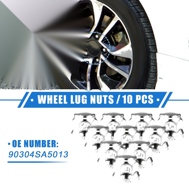 Honda Accord Civic M12x1.5 10 x Wheel Lug Nuts (2003-2023)