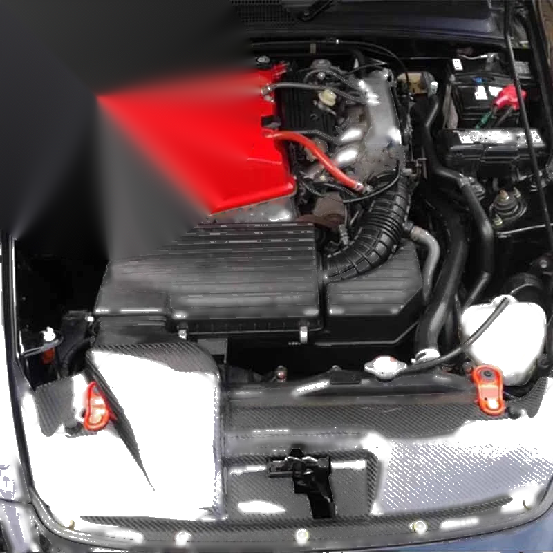 Honda S2000 AP1 1999-03 Real Carbon Fiber Radiator Cooling Panel Cover Trim
