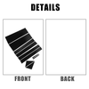 Dodge Grand Caravan 10 x Door Cover Panel Pillar Stickers (2011-2020)