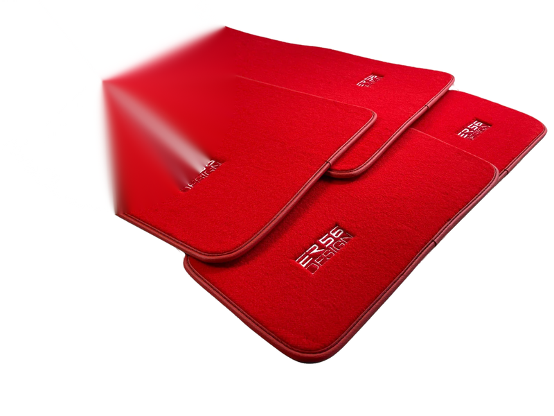 BMW 5 Series G30 Premium Red Floor Mats (2017-2023)