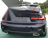 BMW 3 Series G20 G80 M3 Sedan Rear Unpainted Spoiler Wing (2019-2024)