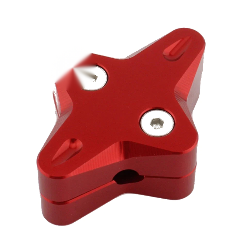 YAMAHA NMAX 155 125 Red Foot Side Kickstand Auxiliary Plate (2018-2025)