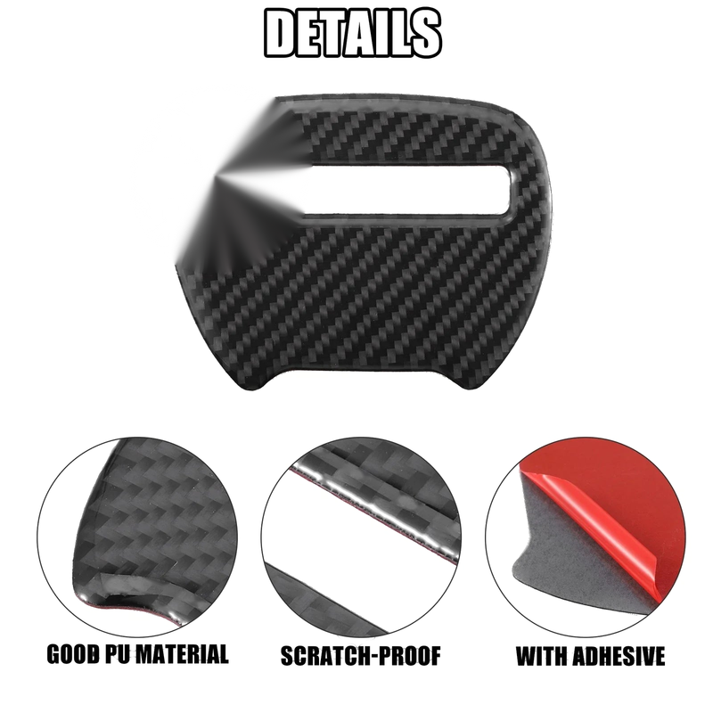 Dodge Challenger Carbon Fiber Pattern Steering Wheel Cover Trim (2015-2023)