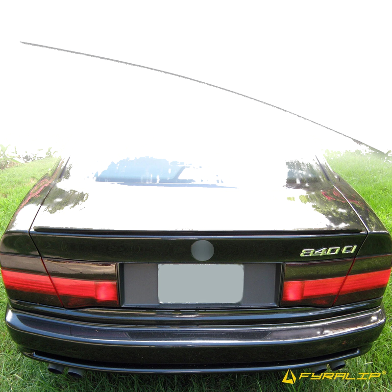 BMW 8 Series E31 300 White Boot Lip Spoiler (1989-1999)