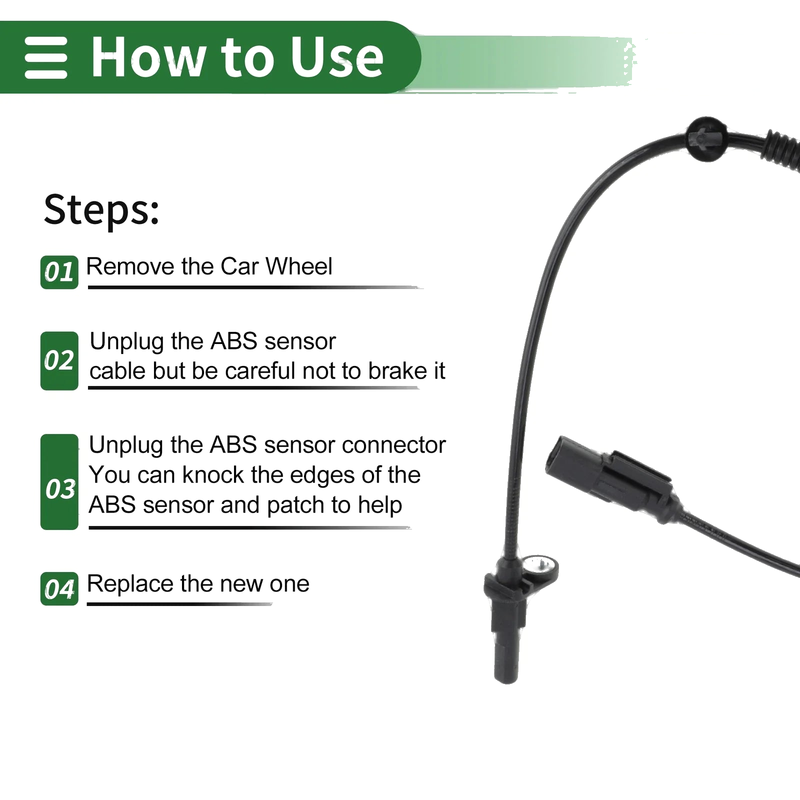 Ford Mustang ABS Wheel Speed Sensor (2011-2014)
