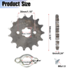Honda 50cc 70cc 90cc 110cc 125cc 17mm Front Sprocket