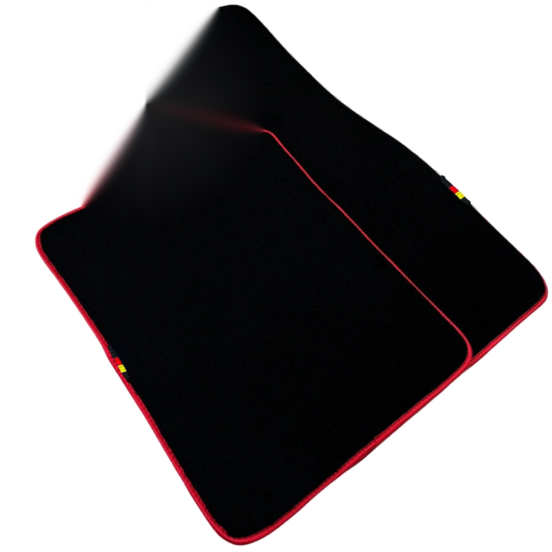 BMW i3 Series I01 (2014-2022) with Red Trim AutoWin Black Floor Mats