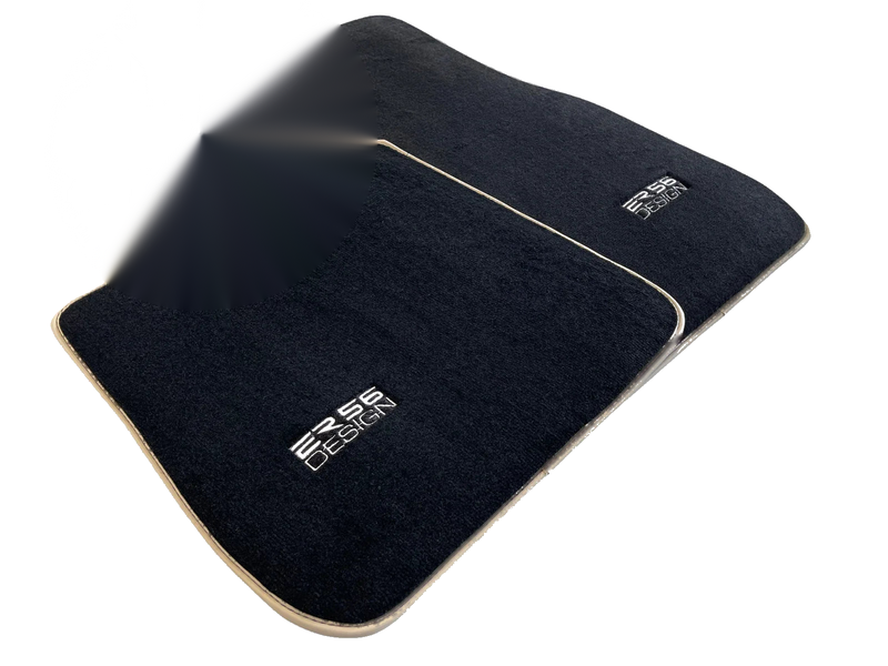 BMW 1 Series E87 Premium Black Beige Floor Mats (2004-2013)