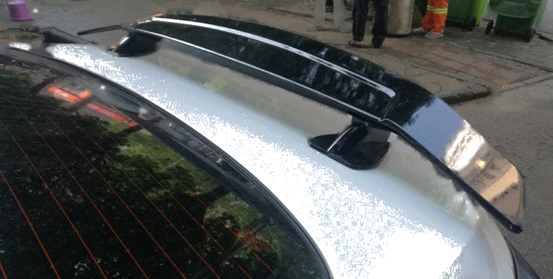 BMW 7 Series Sedan Glossy Black Rear Wing Spoiler with Light (Year-Year)