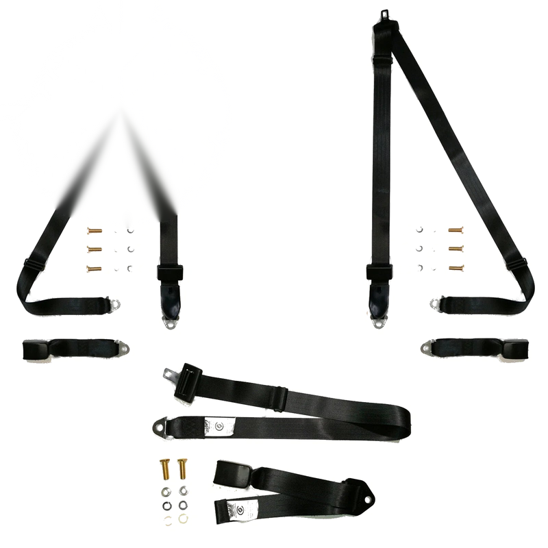 Toyota Corolla AE80 AE81 Sedan Hatchback Rear Bucket Seat Belt Kit (1983-1987)