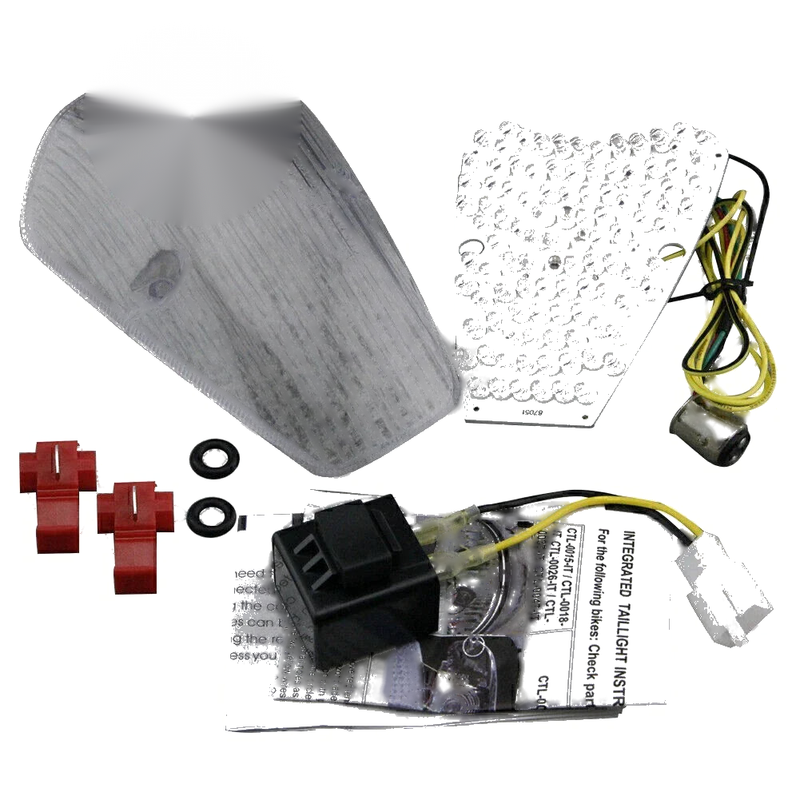 Honda VTX1300 1800 LED Tail Light Turn Signals Clear (2002)