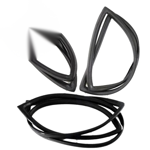 Windshield Rubber w/o Moulding F+R Set 3 Fits Nissan Patrol Safari Y60 87-97 D05