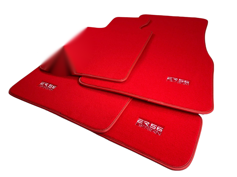 BMW 3 Series E92 (2007-2013) - ER56 Design Premium Red Floor Mats