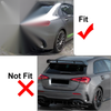 Mercedes Benz A-Class W177 Rear Bumper Splitter Spoiler Air Vents (2018-2023)