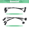 Honda Accord Sedan Halogen to Touring LED 2 x Headlight Adapter Wires (2016-2017)