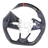 Honda Civic 10th Gen (2016-2020) - Black Carbon Fiber Steering Wheel
