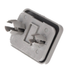Audi A1 A3 A4 A5 Q3 Q5 Gray Front Sun Visor Clip Hook (2013-2015)