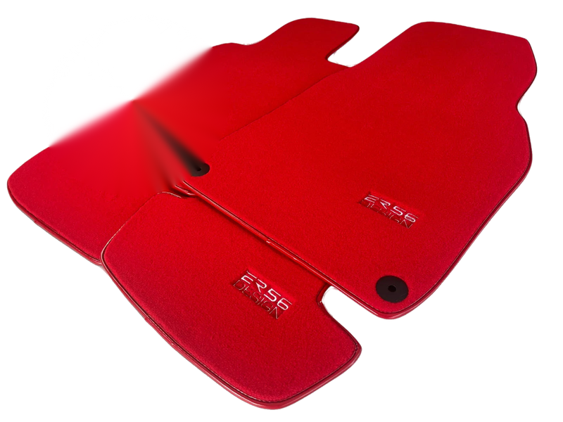 Porsche 997 Coupe GTS 2005-2008 Red LHD Carpet ER56 Design Floor Mats