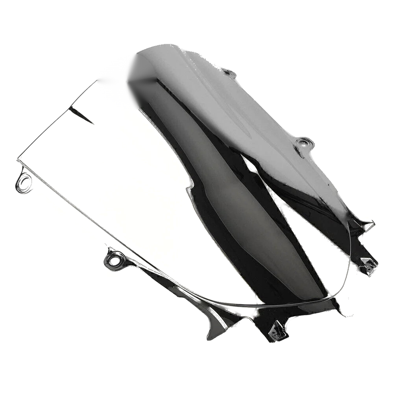 Yamaha YZF 600 R6 (2017-2018) Silver Double Bubble Front Windshield