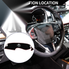 Honda ZR-V (2023-2024) Sun Protector Pad Black Red 1 Set Dashboard Cover Mat