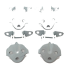 Mitsubishi Colt 1988-1992 Front Door Hinges Upper Lower