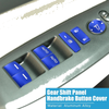 Honda Accord (2018-2022) Blue 10 x Car Master Window Switch Button Covers