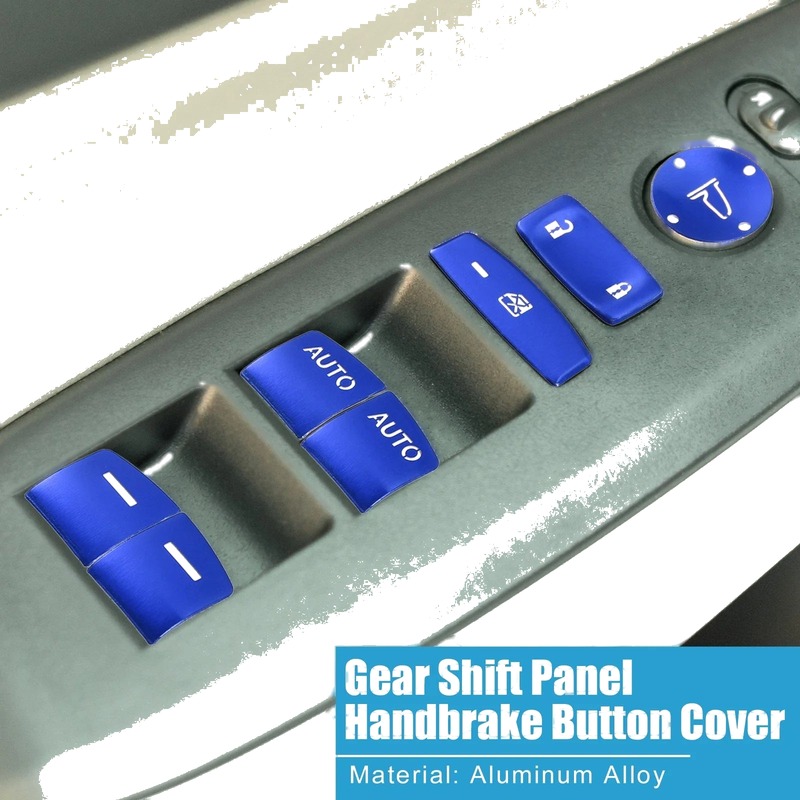 Honda Accord (2018-2022) Blue 10 x Car Master Window Switch Button Covers